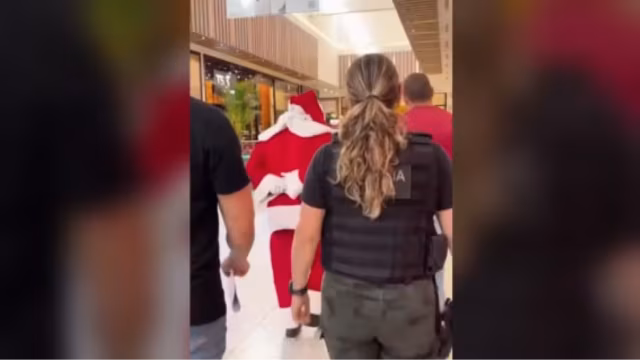 Papai Noel é preso em shopping de Lages por estupro de vulnerável