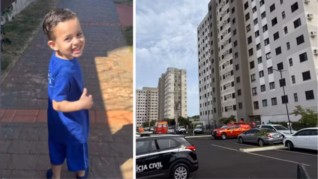 Menino de 5 anos morre ao cair de janela do 12º andar em Uberlândia; ele estava sozinho em casa