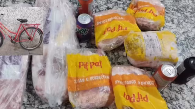 Homem é preso depois de furtar TV, carnes e dinheiro de restaurante em Mantena