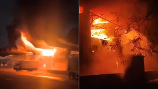 Incêndio de grandes proporções atinge pavilhão da Ceasa no Rio e afeta ao menos 28 lojas