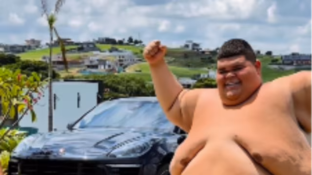 Gordão da XJ revela perda de 115 kg; veja antes e depois