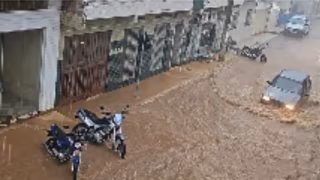 Alertar laranja: chuva de 40 mm provoca enxurrada e inundação em Santana do Paraíso