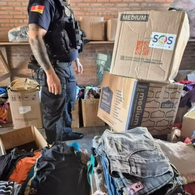 Doações foram parar em brechós