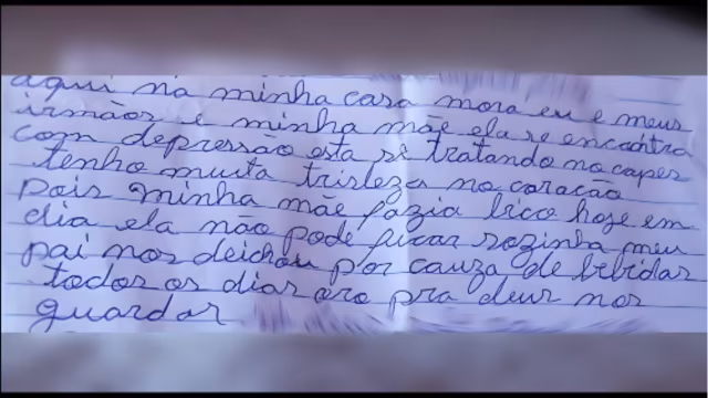 Menino de 11 anos emociona ao pedir saúde da mãe em carta ao Papai Noel