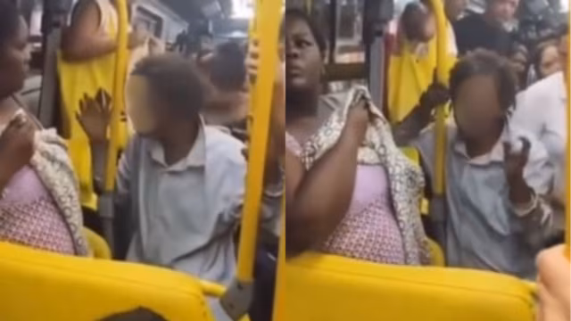 Idosa defeca em ônibus, joga fezes em passageiros e tumulto paralisa trânsito na Taquara