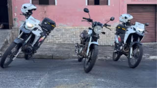 Motocicleta furtada é recuperada pela PM durante Operação Natalina em Ponte Nova