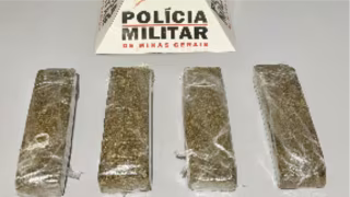 PM apreende barras de maconha escondidas em mata em Ipatinga