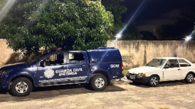 Polícia Municipal recupera veículo furtado na região central de Ipatinga