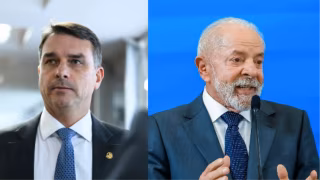 Pesquisa Veritá mostra empate técnico entre Lula e Flávio Bolsonaro e vantagem de Tarcísio em cenário alternativo