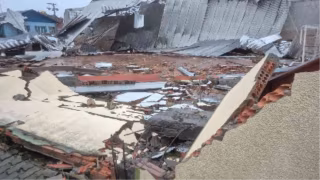 Vendaval destrutivo causa estragos no Rio Grande do Sul