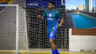 Jogador de futsal de 20 anos morre ao cair do 12º andar de hotel no Recife