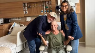 Lula e Janja visitam Roseana Sarney internada para tratamento de câncer de mama