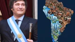 Post de Javier Milei retrata Brasil como 'grande favela' e gera forte repercussão