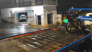 Motocicleta é apreendida durante Operação Cavalo de Aço em Bela Vista de Minas