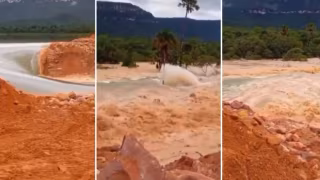 Barragem se rompe parcialmente em Ponte Alta do Bom Jesus, no Tocantins