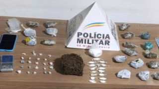 Homem de 35 anos é preso por suspeita de tráfico de drogas após tentar fugir da PM em Belo Oriente