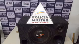 PM apreende som automotivo por perturbação do sossego em Itabira