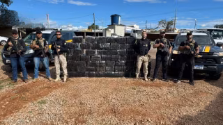 PRF e BOPE apreendem mais de 1,3 tonelada de maconha em carreta na BR-262, em MG