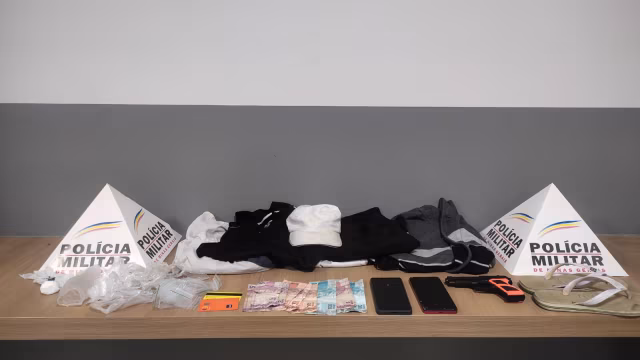 Jovem é preso após roubo a comércio e perseguição policial em Manhuaçu