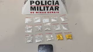 Jovem de 21 anos é preso por tráfico de drogas durante operação da PM em Itabira