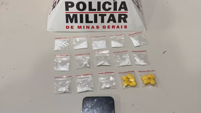 Jovem de 21 anos é preso por tráfico de drogas durante operação da PM em Itabira