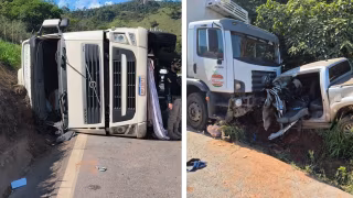 Sequência de acidentes em rodovias federais de Minas deixa vários feridos e interdições
