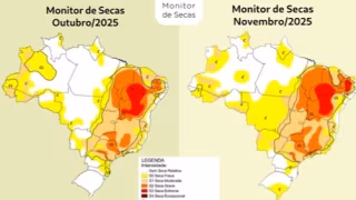 Monitor de Secas aponta avanço do fenômeno e 68% do Brasil sob estiagem