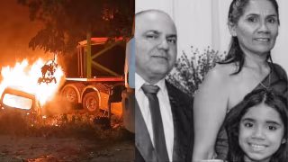 Casal, filha mais nova e sobrinho são as vítimas de acidente com cegonheira que invadiu contramão na BR-040 em MG