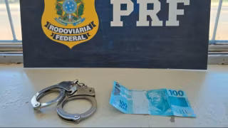 Motorista é detido pela PRF após pagar abastecimento com nota falsa de R$ 100 na BR-262 em Rio Casca