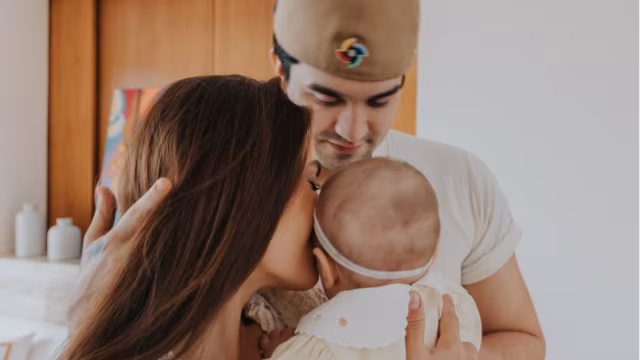 Luan Santana celebra plenitude familiar ao lado de Jade Magalhães e da filha Serena