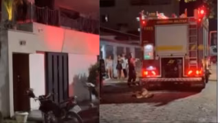 Celular carregando sobre colchão provoca incêndio em casa de Governador Valadares