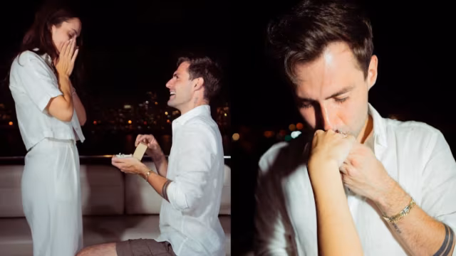 Rezende, ex de Virginia, fica noivo de influenciadora em pedido romântico