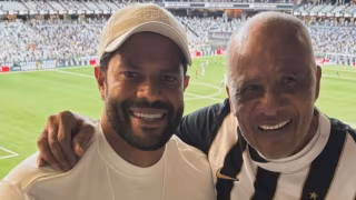 Encontro de Hulk e Dadá Maravilha na Arena MRV reacende debate sobre futuro do camisa 7 no Atlético