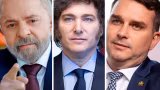 Milei descarta diálogo com Lula sobre Venezuela e apoia Flávio Bolsonaro para 2027