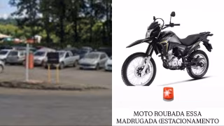 Caminhoneiro tem moto furtada em estacionamento do Pátio das Transportadoras em Ipatinga