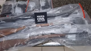 Polícia Civil apreende armas de fogo em situação irregular em Timóteo