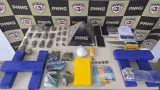 Operação da PM em João Monlevade prende jovem e apreende grande quantidade de drogas
