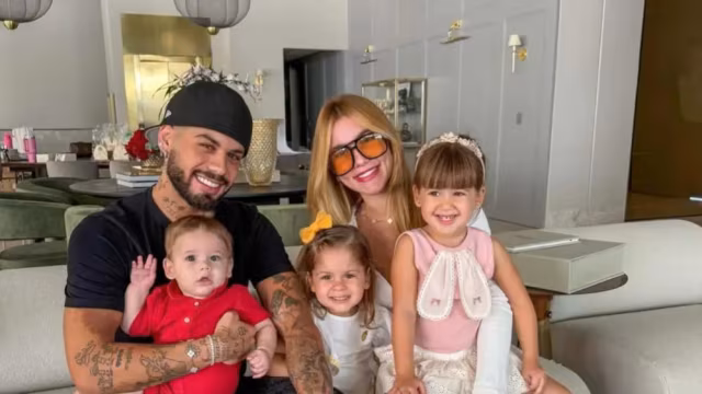 Virginia Fonseca e Zé Felipe aparecem juntos com os filhos em Goiânia após anúncio de separação