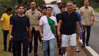 Gustavo Gayer se junta a Nikolas Ferreira e André Fernandes em 'Caminhada pela Justiça e Liberdade' rumo a Brasília