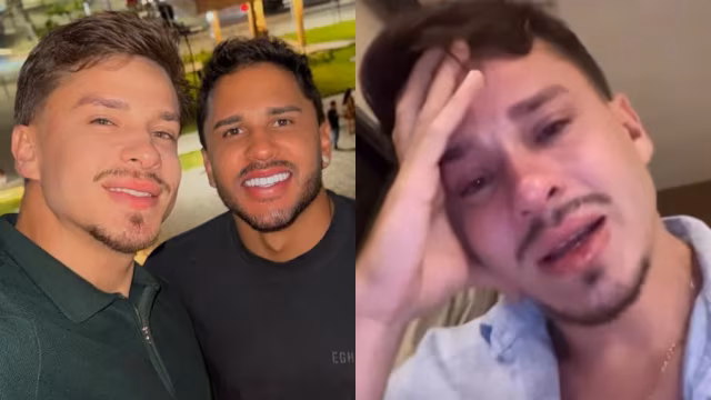 Suposto affair de Lucas Guimarães chora ao ser chamado de acompanhante