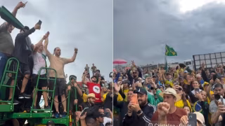 Caminhada pela Liberdade liderada por Nikolas Ferreira é recebida por centenas em Cristalina (GO)