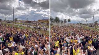Caminhada por Justiça e Liberdade liderada por Nikolas Ferreira chega a Brasília após 240 km
