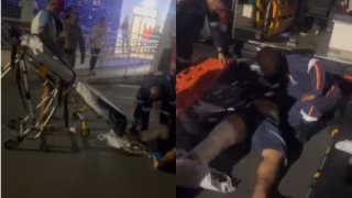 Paciente cai de maca do Samu ao ser colocado em ambulância na UPA de Brotas, em Salvador