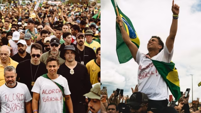 Nikolas Ferreira visita vítimas de raio em ato político em Brasília e nega responsabilidade