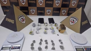 Jovem de 25 anos é preso em Timóteo suspeito de usar moto de entrega para tráfico de drogas