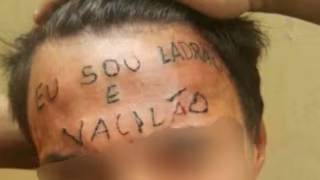 Homem com tatuagem 'eu sou ladrão e vacilão' é preso novamente