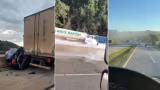 BR-381 tem três acidentes em menos de uma hora e causa interdições e longas filas