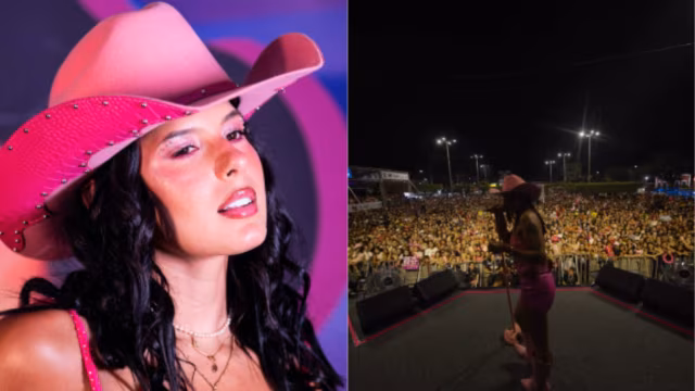 Em show no Ceará, Ana Castela alfineta Zé Felipe e dedica música ao ex