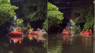 Chuvas em Peruíbe deixam 420 afetados e cidade decreta emergência; moradores são resgatados de bote