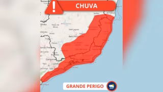 Inmet emite novo alerta vermelho para chuvas intensas que atingem 365 municípios de MG; veja a lista